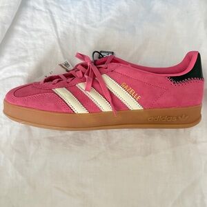 Pink/Green Adidas Gazelle